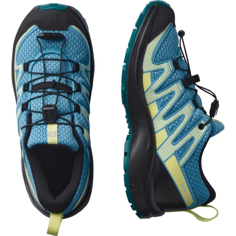 Turquoise Salomon Xa Pro V8 Kids' Hiking Shoes | IE VT5612